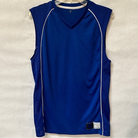 Vintage Starter Blue Sleeveless Athletic Jersey - Picture 1 of 5